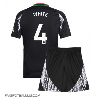 Arsenal Ben White #4 Echipament de Fotbal Replică 2024-25 Copii Deplasare (+ Șorturi)